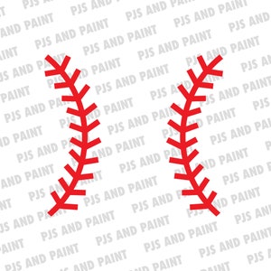 Baseball Stitches SVG, Softball stitches svg, Baseball SVG, Digital Download, Baseball dxf, png, pdf, eps, svg