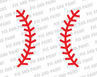 Baseball Stitches SVG, Softball stitches svg, Baseball SVG, Digital Download, Baseball dxf, png, pdf, eps, svg