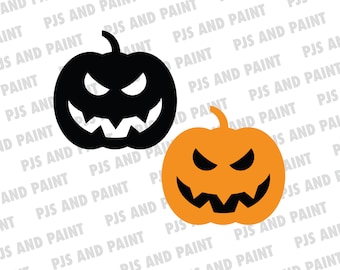 Jack-O-Lantern SVG, Pumpkin Face SVG, Jack-o-lantern cut bestand, Vector Jack-o-lantern dxf, eps, png, pdf, svg
