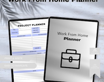 Work From Home Planner — Remote Work Organizer