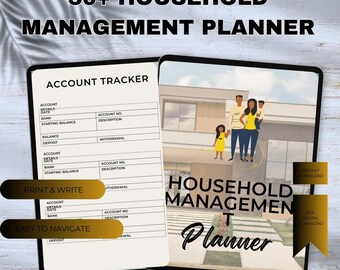 Household Management Planner — Digital Home Organizer