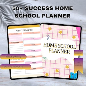 Homeschool Planner Printable , Homeschool Lesson Planner, Academic Planner, Teacher Homeschool Schedule, Homeschool Planner