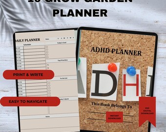 ADHD Planner per adulti — Sistema di focus giornaliero e settimanale