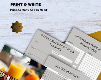 Nutrition Planner – Meal Journal (PLR)