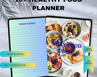 Weekly Meal Planner — Recipe & Food Sheet