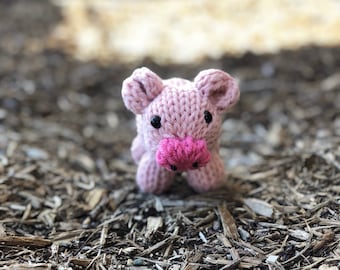 Mini Pig - Circular Knitting Machine Pattern - PDF