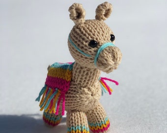 Mini Llama - Circular Knitting Machine Pattern PDF