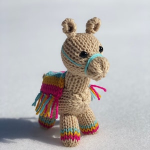 Mini Llama - Circular Knitting Machine Pattern PDF