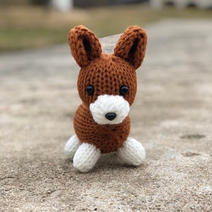 Mini Corgi - Circular Knitting Machine PDF Pattern