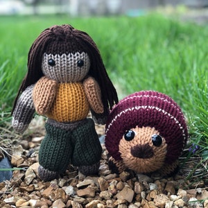 Raya Doll & Tuk Tuk - Circular Knitting Machine Pattern - PDF