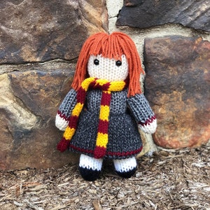 Hermione Granger Doll - Circular Knitting Machine Pattern - PDF
