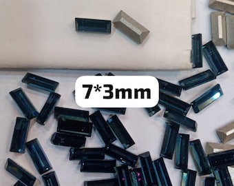 Vintage Swarovski Crystal Baguette, 7x3mm, 72pcs, Austria