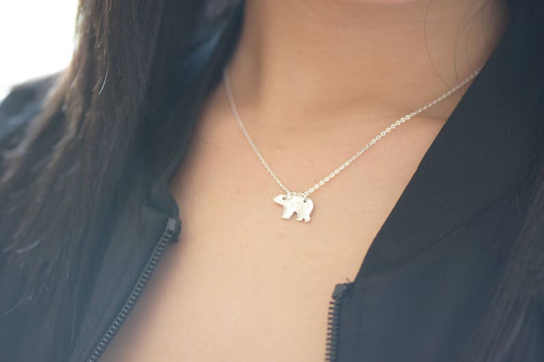 Baby Bear Necklace Mama Bear Mother/'s Necklace Mama Bear Necklace
