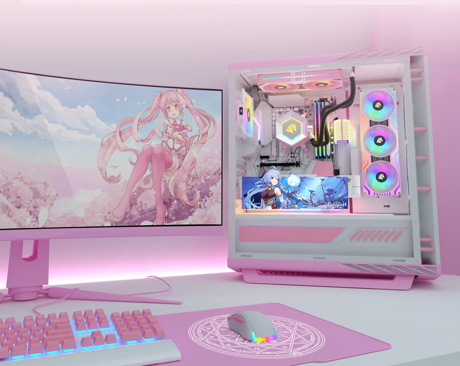 Custom PC mod is basically a dancing hologram  Mashable