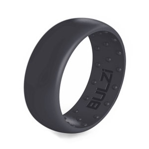 BULZi Wedding Bands Men/’s and Women/’s Rings Massaging Comfort Fit Premium Silicone Ring with Airflow Breathable Flexible Work Safety Comfort