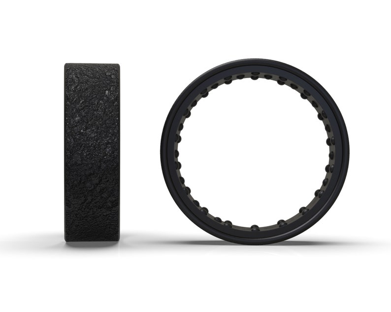 BULZi Hammered Design Massaging Comfort Fit Silicone Wedding Ring #1 Most Comfortable Men\u2019s /& Women/'s Band Flexible Work Safety Rubber Ring