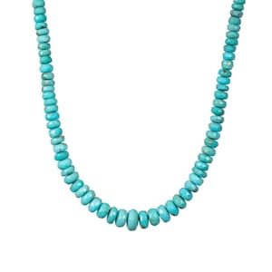Genuine Turquoise Necklace |  Authentic Beaded Turquoise Jewelry | Arizona Turquoise | Beaded Turquoise, December Birthstone OOAK