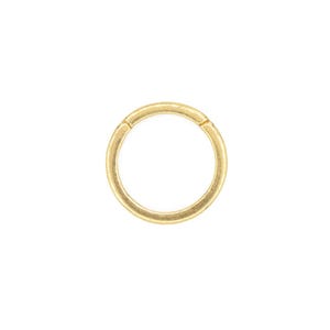 Charm holder SMOOTH - 3 microns gold vermeil CB