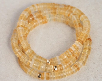 aaaa+ Citrine, Unheated untreated AAA+ genuine citrine | [EBCM1211] citrine bracelet | natural citrine bracelet | citrine *BSS *G