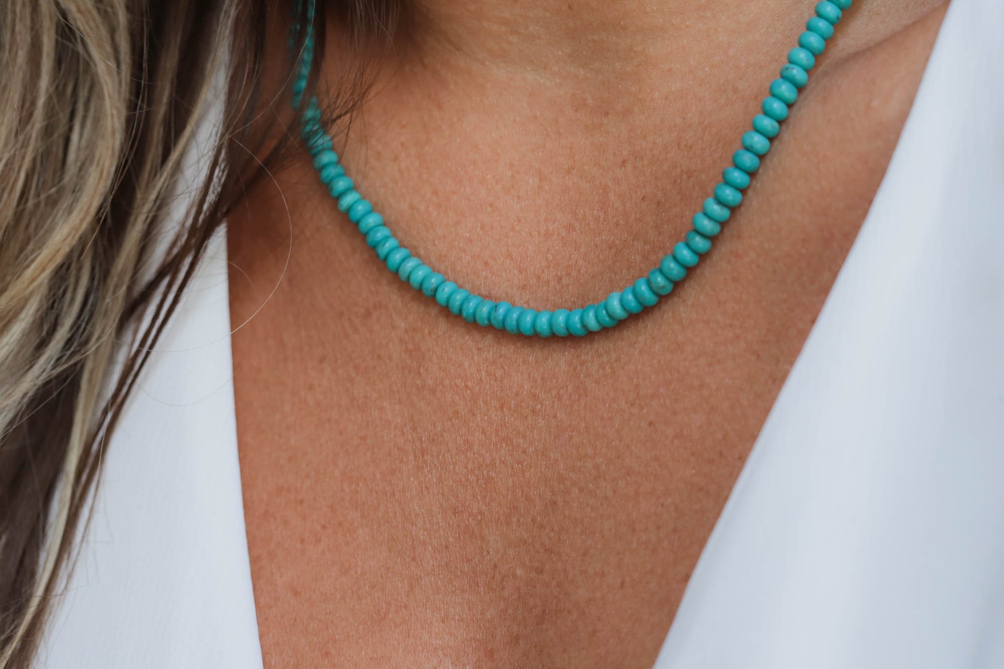 Turquoise Bead Necklace