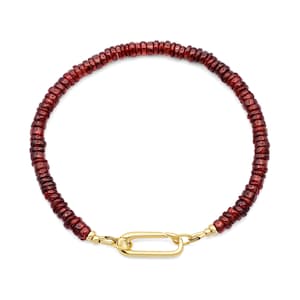 Bracelet grenat, bracelet à empiler en rondelles grenat délicat, [EBGM1283] bracelets en grenat véritable, grenat minuscules | grenat doré *BS *G