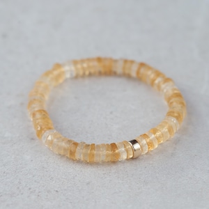 aaaa+ Citrin, Nicht erhitzter unbehandelter AAA+ echter Citrin | [EBCM1211] Citrin Armband | natürliche Citrin Armband | Citrin *BSS *G