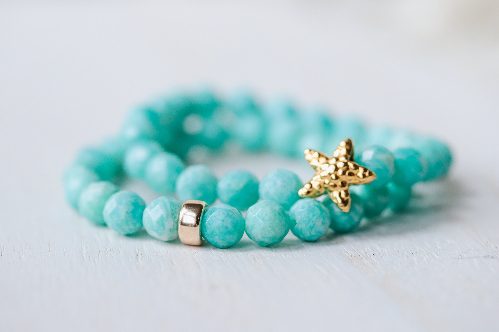 Amazonite bracelet 8mm Amazonite Crystal bracelet Amazonite | Etsy