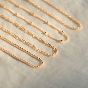 14K vergoldete Halsketten. 14k Gold Filled Kettenhalsketten, [ENGP1092] Gold Layering Halskette, wählen Sie Ihren Stil 14K Gold Filled Halsketten