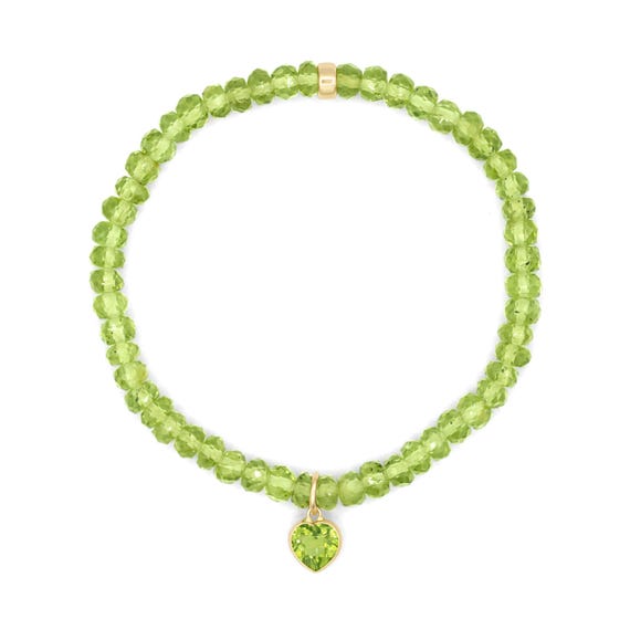 14K GOLD peridot bracelet, [EBPM1670] peridot 14K gold bracelet, women's AAAA peridot bracelet, highest quality peridot jewelry