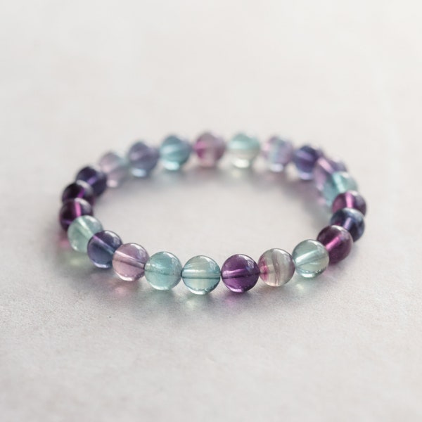 AAAA Fluorite Bracelet | rare top quality fluorite | Genuine Rainbow Fluorite Crystal, Natural Fluorite Crystal, best quality fluorite