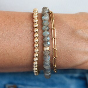 High FLASH labradorite 6mm | Women's Labradorite Bracelet | AAA Labradorite | Blue Flash Labradorite bracelet