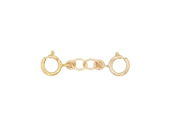 Carabiner Necklace Connector, Sterling Silver or 14K Gold Filled, Necklace Converter, Carabiner Necklace Clasp, Jewelry Connector, Necklace