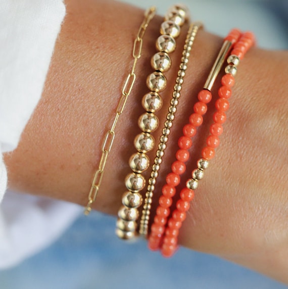 Authentic Italian Coral 3mm Mediterranean Sea Red Coral 3mm