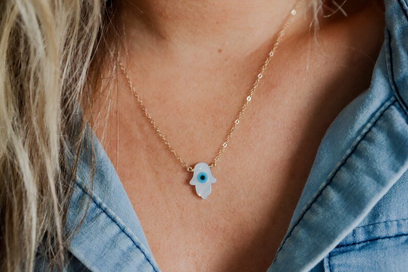 mother of pearl necklace amazon