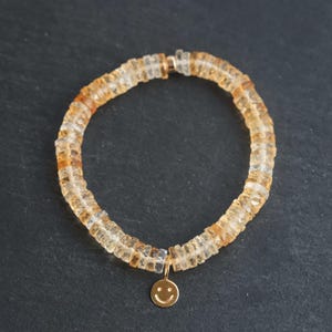 AAAA+ Citrine bracelet, citrine jewelry, November birth gemstone, [EBCM2063] genuine natural gemstone, Abundance bracelet, Prosperity