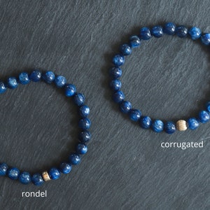 AAAA Blue Kyanite Bracelet AAAA kyanite bracelet Genuine Kyanite AAA gold kyanite bracelet genuine kyanite bracelet EBKM1105 image 4