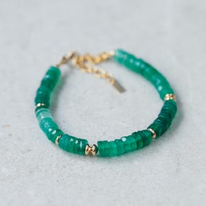 Green onyx Bracelet, Minimalist Green onyx  Bracelet, Dainty Green onyx , [EBGP1605] Bracelet Green onyx , Gemstone Bracelet, Green onyx