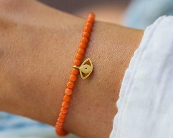 Coral 3mm | Authentic Italian Coral | Mediterranean Red Coral 3mm | [TBD] Genuine red coral 3mm | Beaded red coral bracelet | Natural Coral