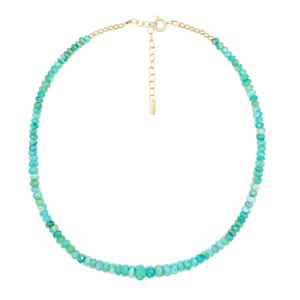 Peruanische Opal Halskette | Peruanische Opal Halskette | Candy Opal Halskette | Opal Halskette grün blau | grüne Opal Halskette #PO