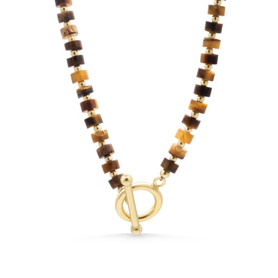 Tiger's eye Necklace | AAA+ Tiger's eye necklace | Tiger's eye Necklace [ENTM1606] | Tiger's eye beaded necklace | Tiger's eye *bss *G