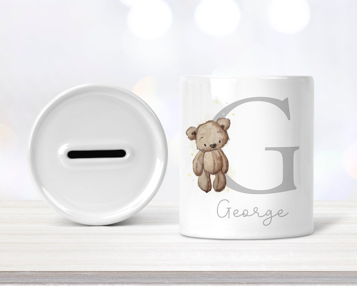 Personalised Money Box New Baby Gift New Baby Money Box Etsy UK