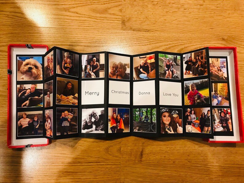 Personalised Pull Out Photo Box Valentine Anniversary Gift Etsy UK