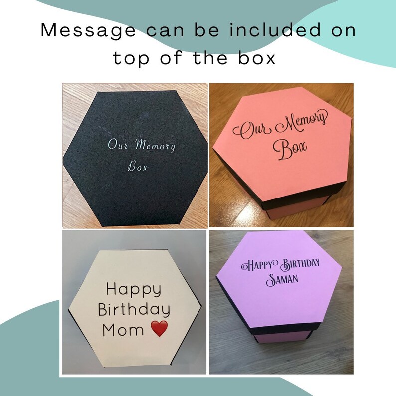 Personalised Explosion Box Anniversary Gift for Boyfriend Etsy