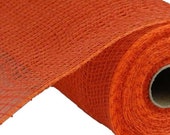Check Fabric Mesh - Orange - 10.5 quot X 10YD