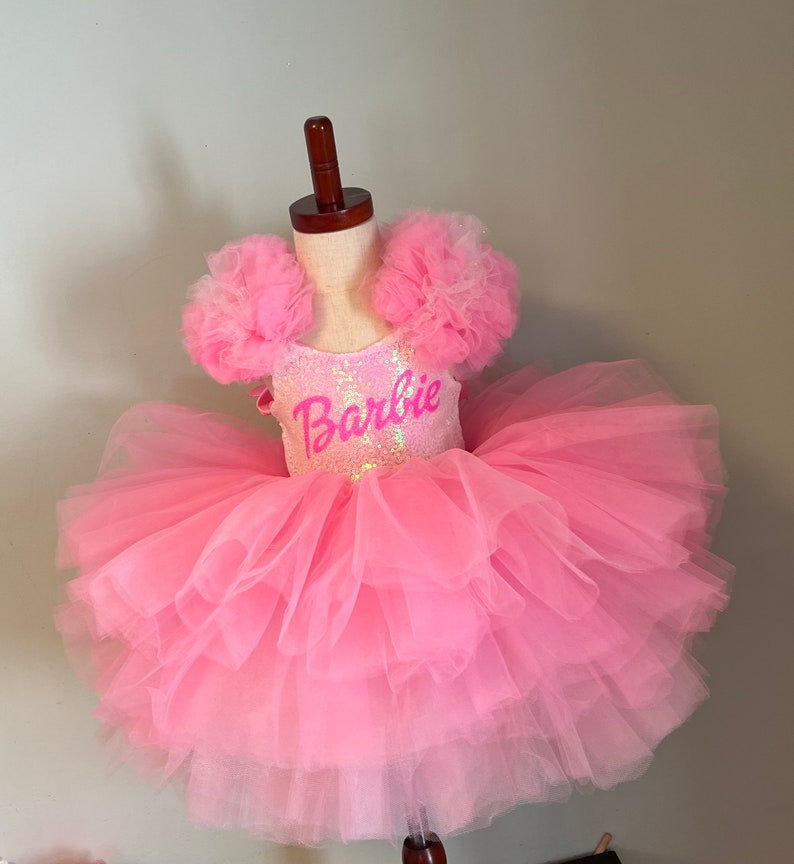 Pink Barbie dress image 2