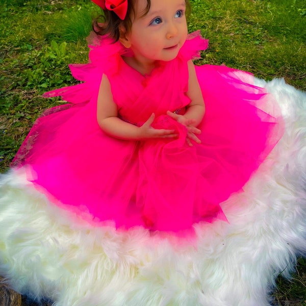 Hot Pink Tutu Dress Etsy