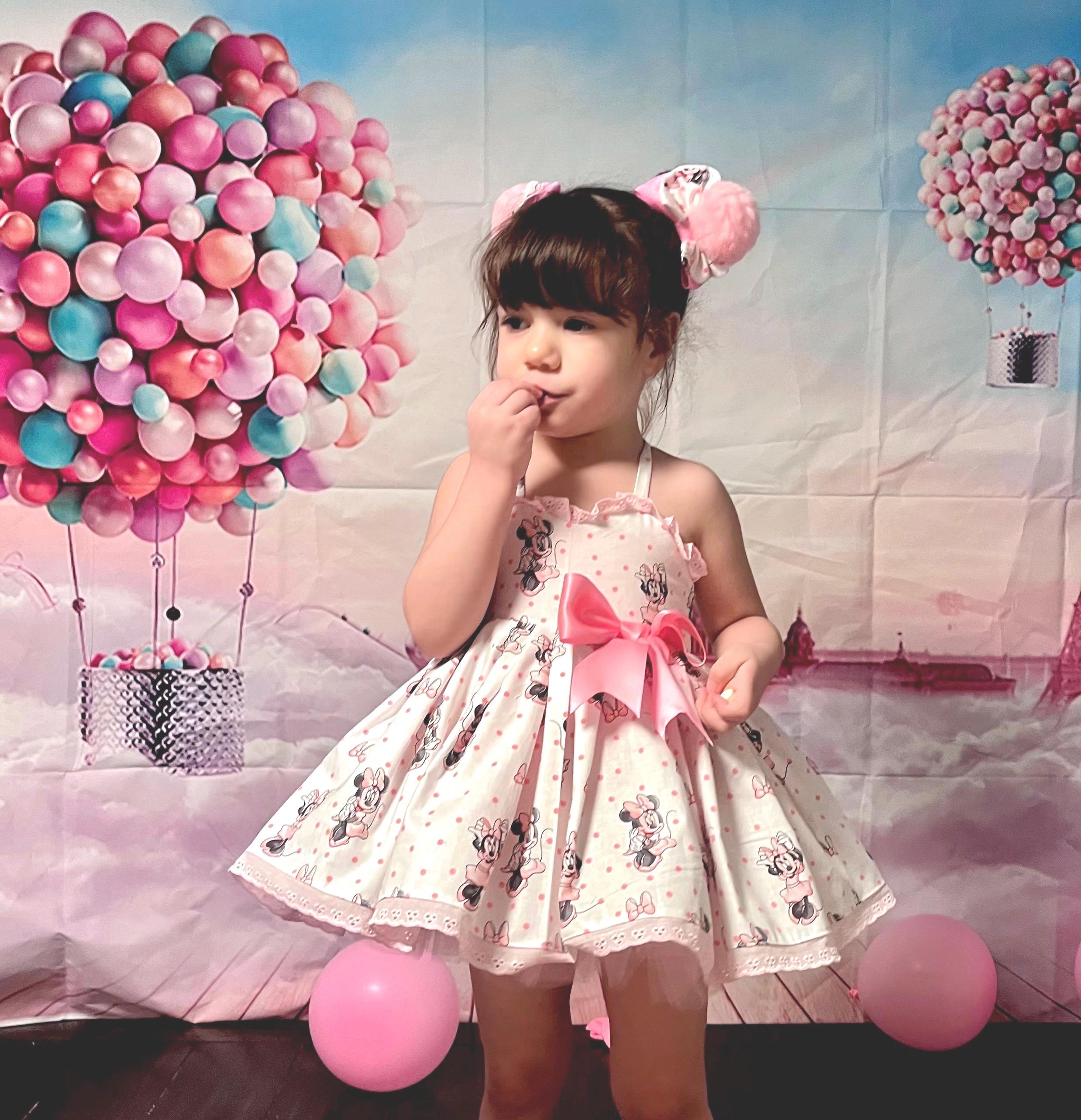Minne mouse pink dress