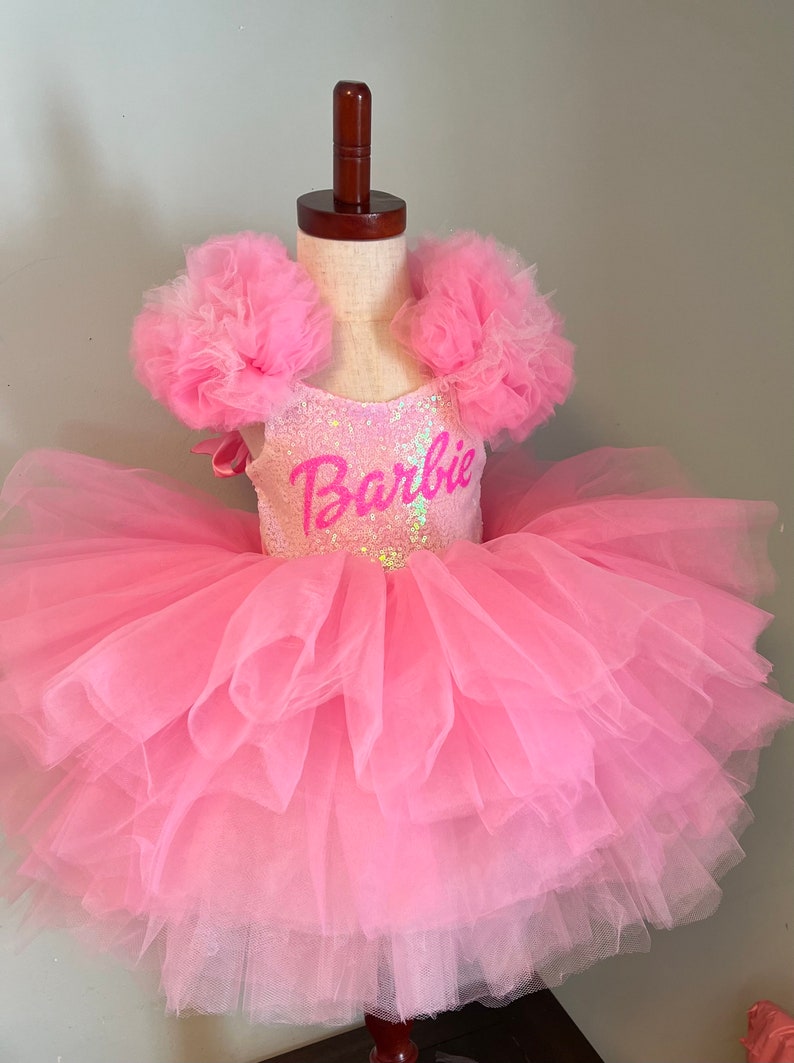 Pink Barbie dress light pink