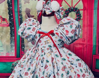 white christmas dresses Bluey Birthday Dress main image 1