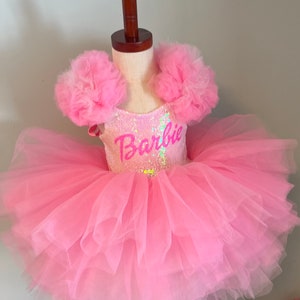 Pink Barbie dress image 3